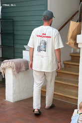 Men On Vacation T-Shirt Soft White