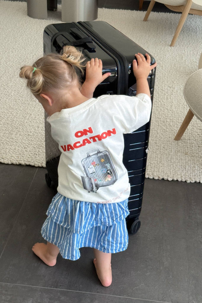 Kids On Vacation T-Shirt Soft White