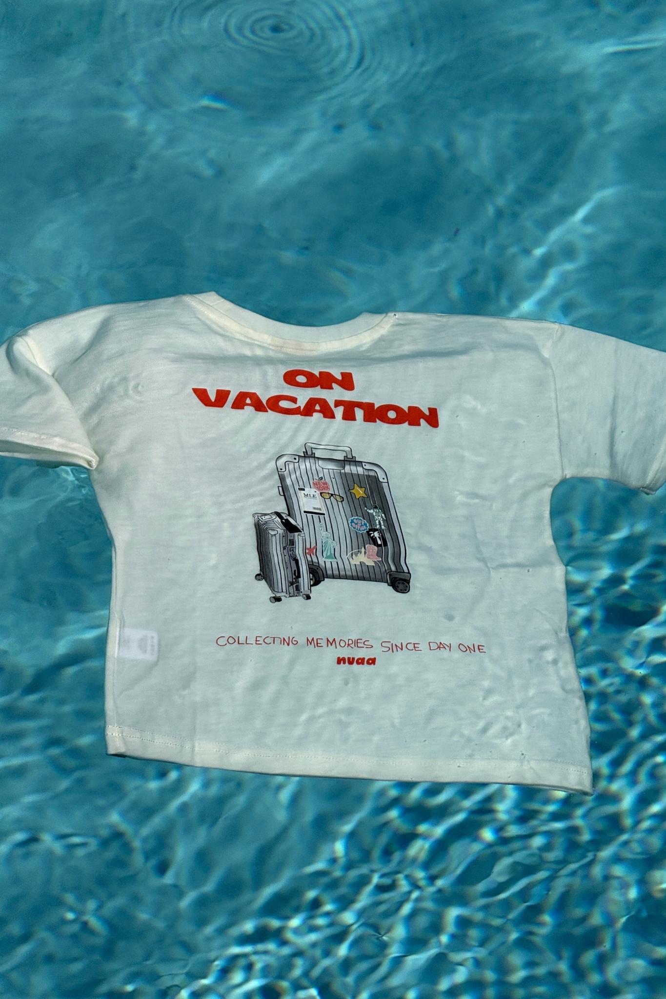 Kids On Vacation T-Shirt Soft White