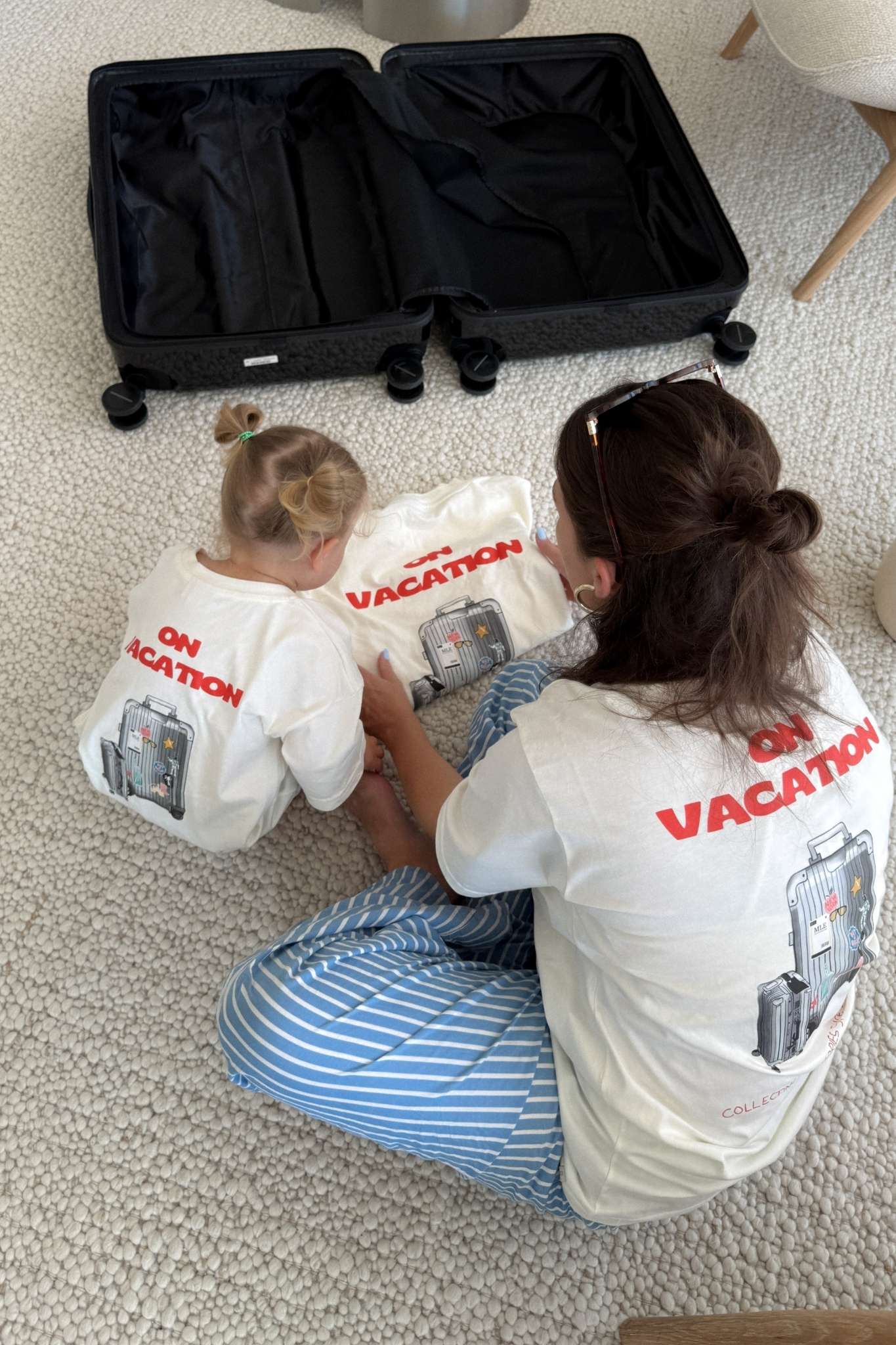 Kids On Vacation T-Shirt Soft White