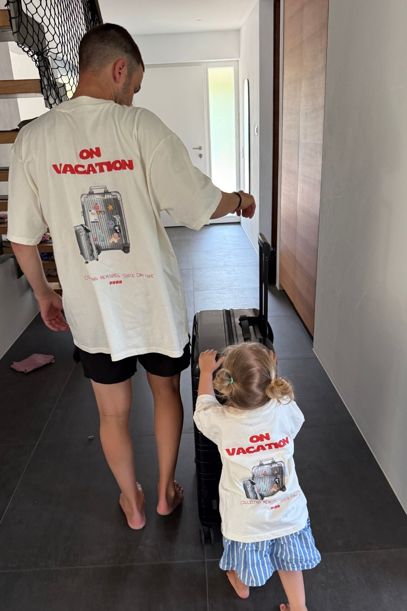 Kids On Vacation T-Shirt Soft White