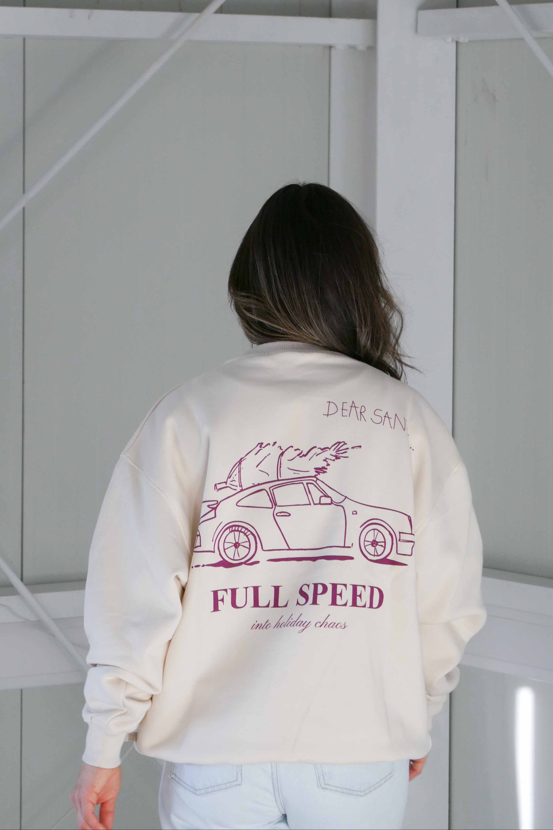 Mom Christmas Sweater Sand