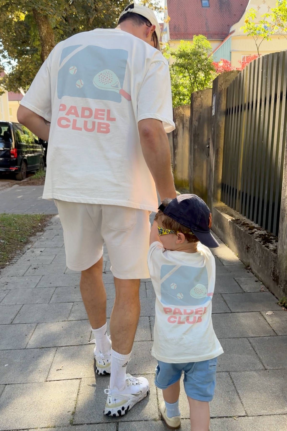 nuaa Padel Club Kids T-Shirt in Cloud Dancer – Partnerlook, Ansicht 2