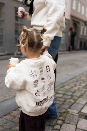 Kids Coffee Essentials Oversized Sweater Vanilla