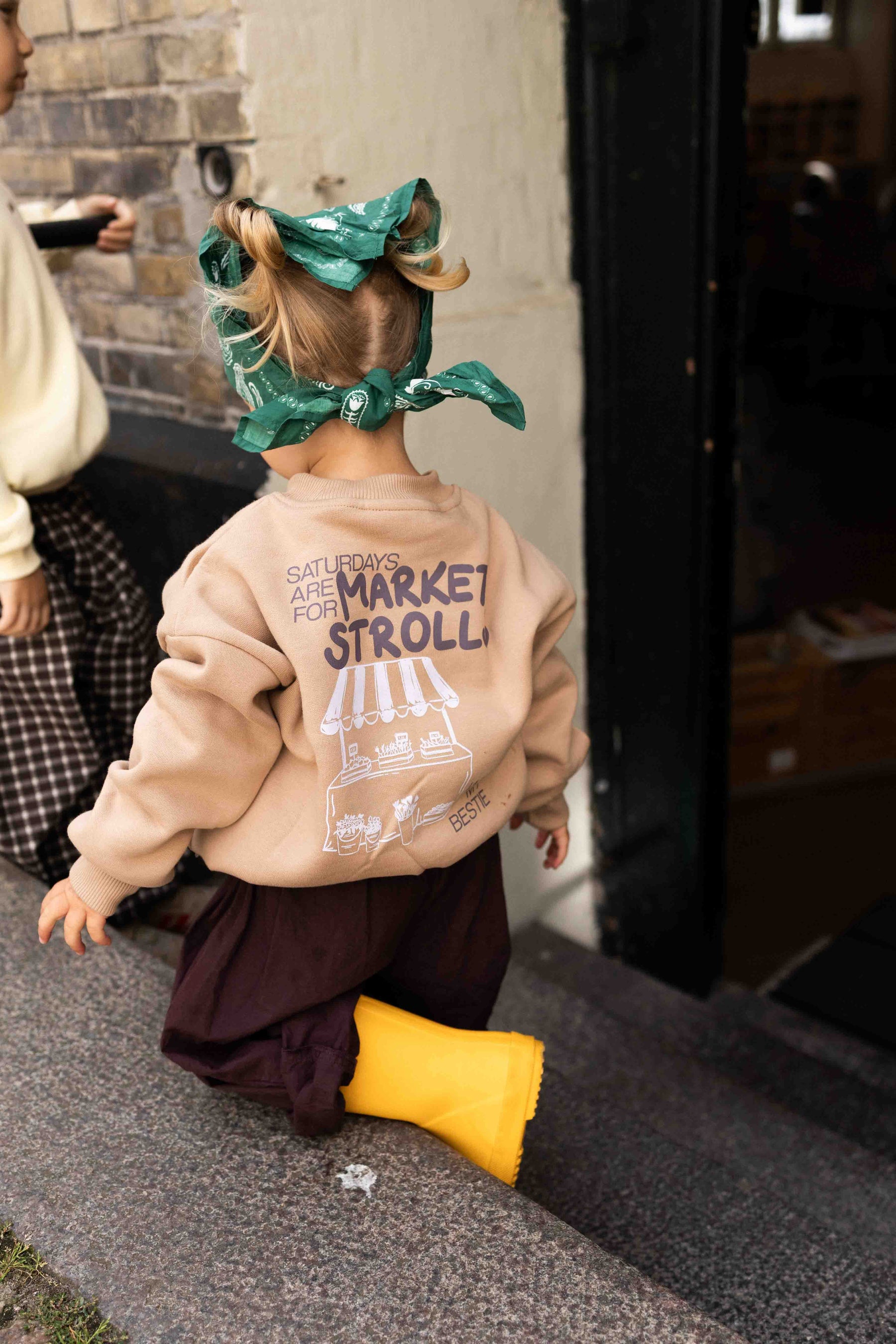 Kids Market Strolls Oversized Sweater Light Brown