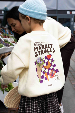 Kids Market Besties Oversized Sweater Honey Cream