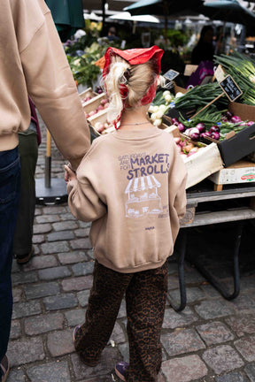 Kids Market Strolls Oversized Sweater Light Brown