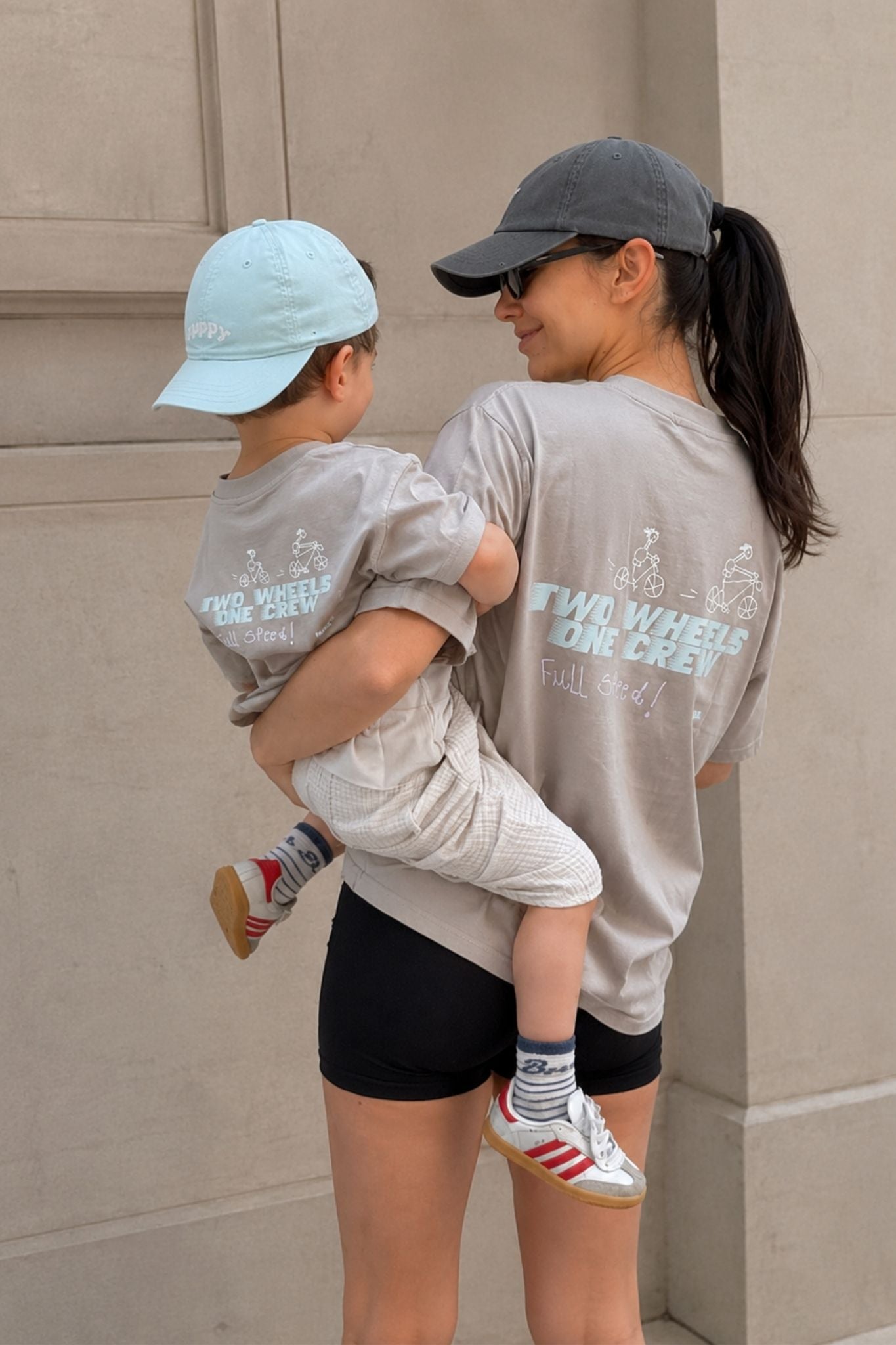 Women Bike Crew T-Shirt Urban Grey