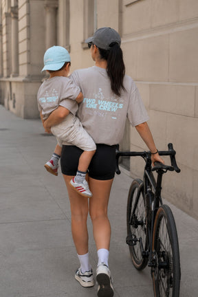 Women Bike Crew T-Shirt Urban Grey