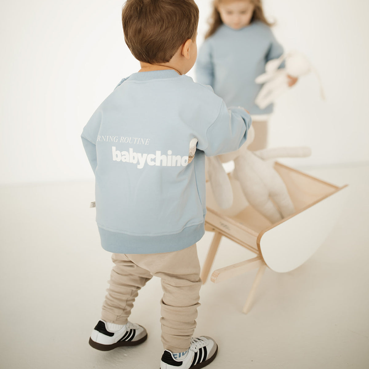 Babychino Sweater Powder Blue