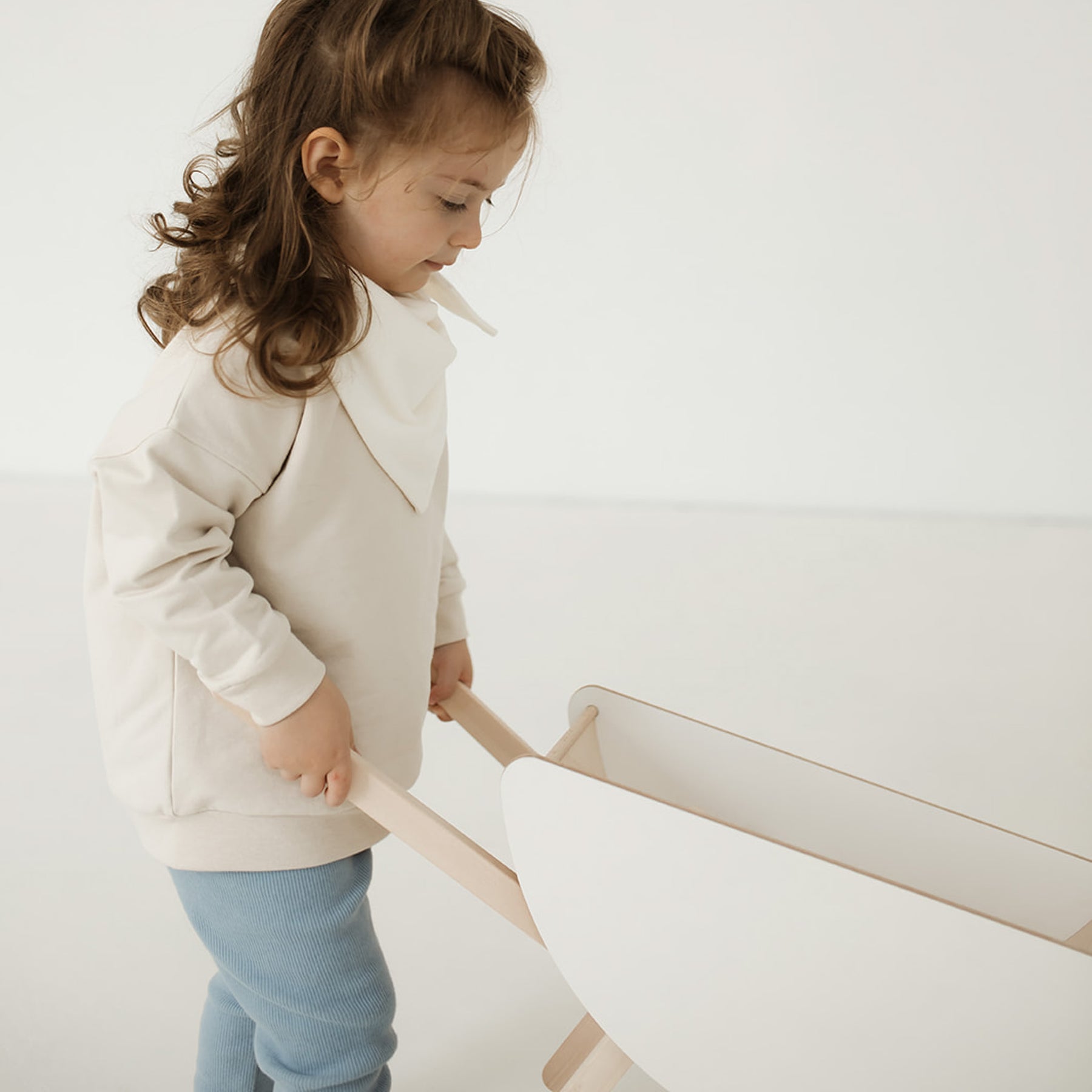 Mini Do Nothing Oversized Sweater Sand