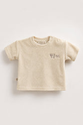 Beach Frottee Shirt Ecru