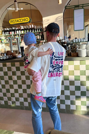 nuaa I Like your Energy Herren T-Shirt in Soft White – Partnerlook, Ansicht 3