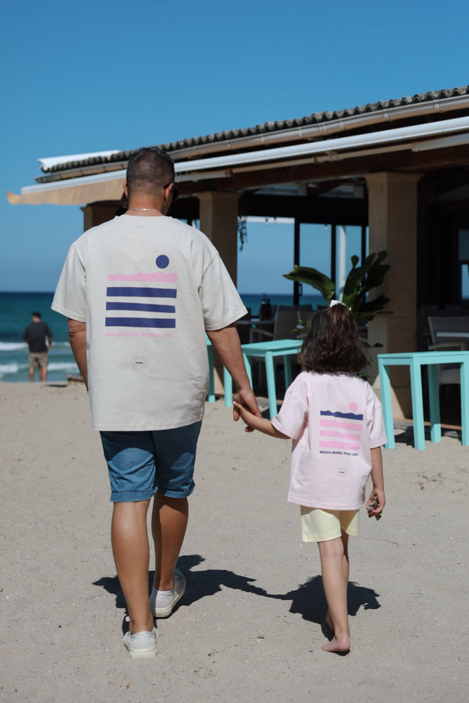 Men Beach More T-Shirt Oat