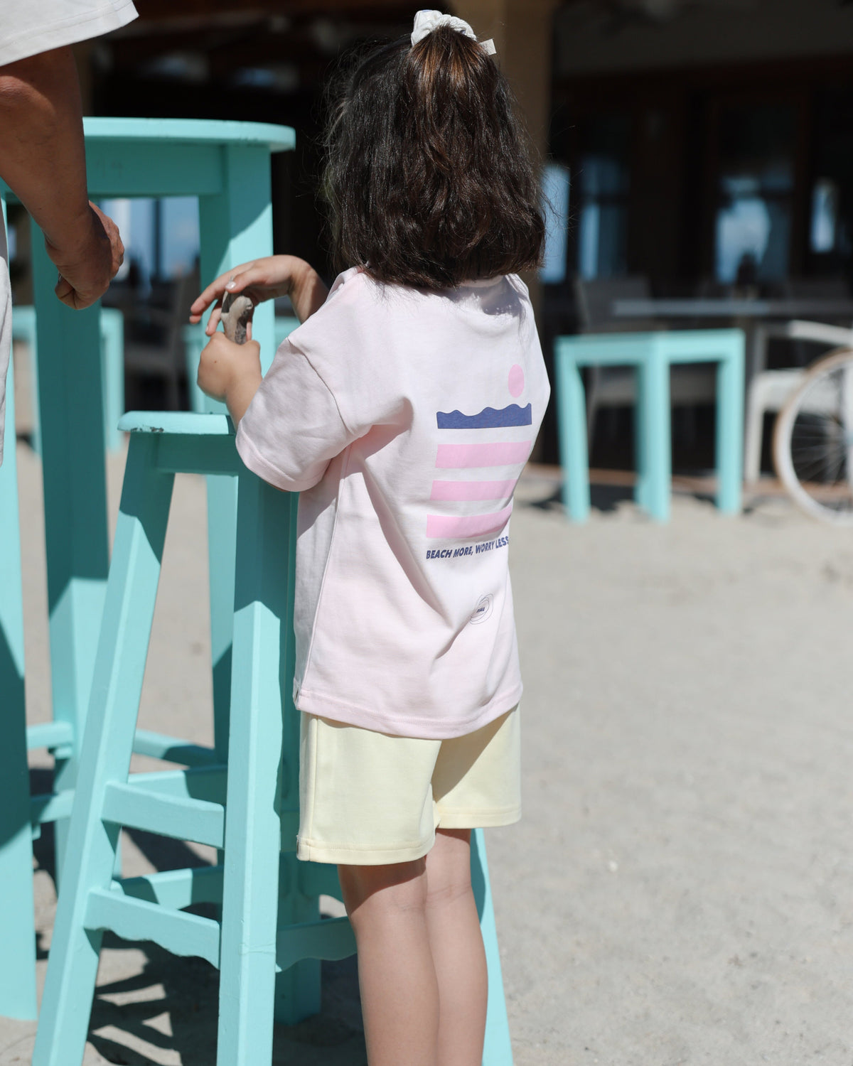 Beach More Oversized T-Shirt Light Rose