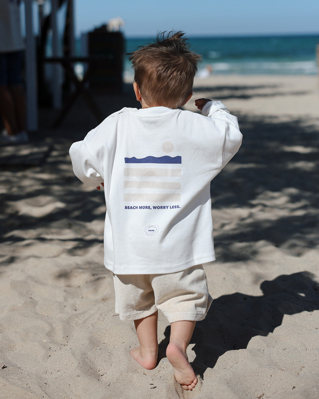 Beach More Longsleeve Soft White