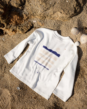 Beach More Longsleeve Soft White