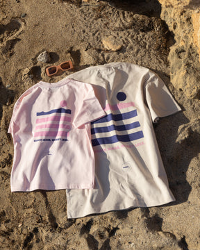 Beach More Oversized T-Shirt Light Rose