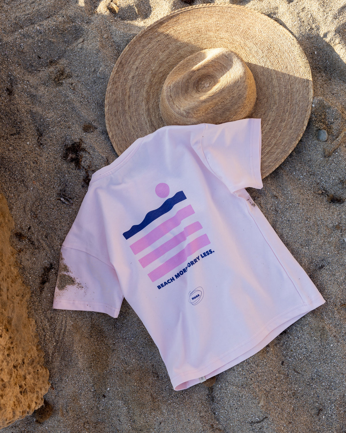 Beach More Oversized T-Shirt Light Rose