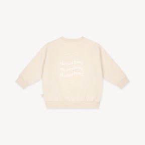 Mini Do Nothing Oversized Sweater Sand