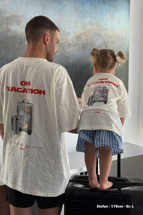 nuaa On Vacation Herren T-Shirt in Soft White – Partnerlook, Ansicht 3